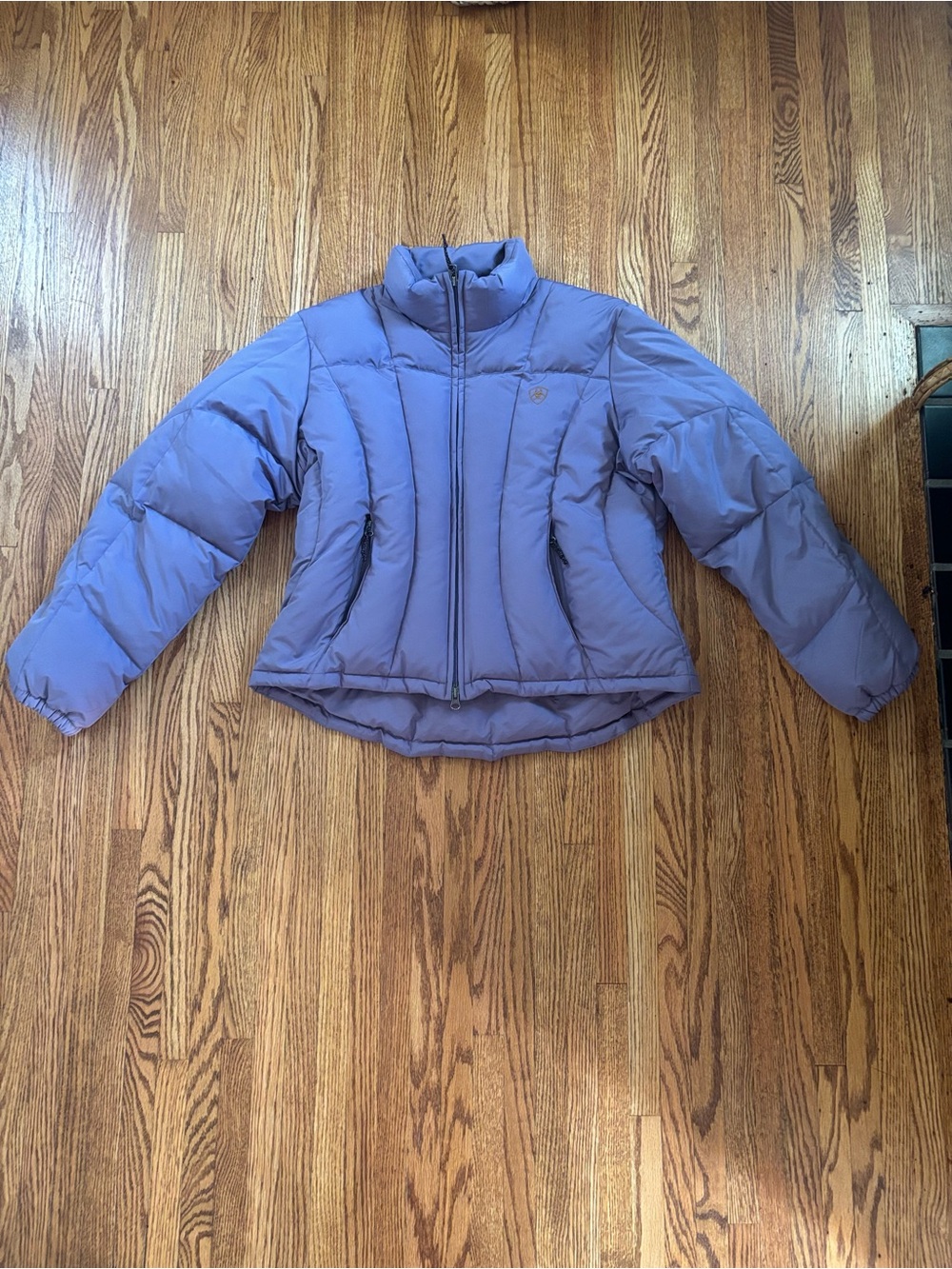 Ariat Lavender Goose Down Puffer Jacket - Women size large